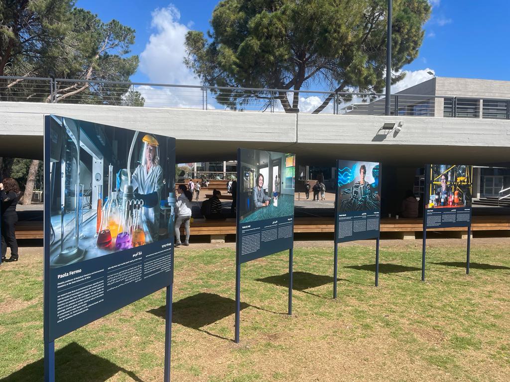 Inaugurazione mostra “Una vita da Scienziata” presso Technion City, Haifa, in Israele